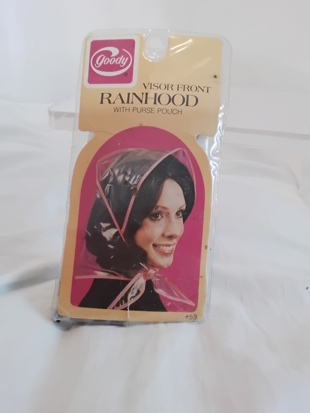 Visor Front Rainhood with Purse Pouch